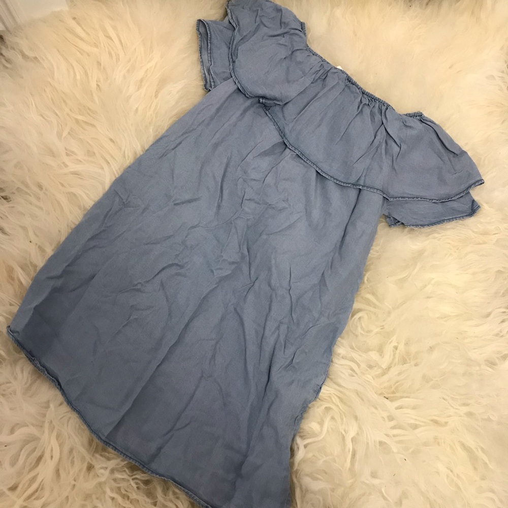 Sanctuary Stella Chambray Popover Casual Dress - Picture 5 of 5